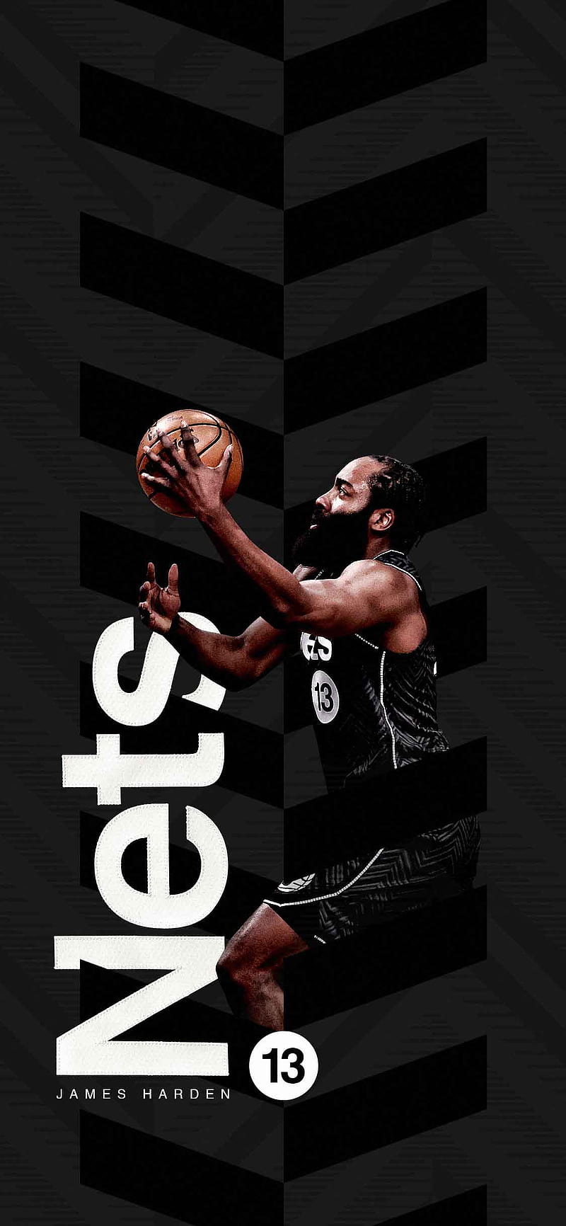 800x1732  Brooklyn Nets, NBA, Джеймс Харден, Баскетбол, HD на телефон. | Peakpx