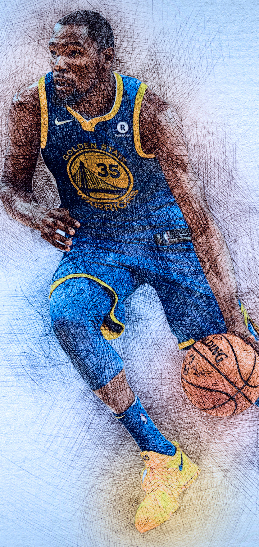 1080x2280   kevin Durant Обои by jogeretro - скачать на Zege ™ | 782A