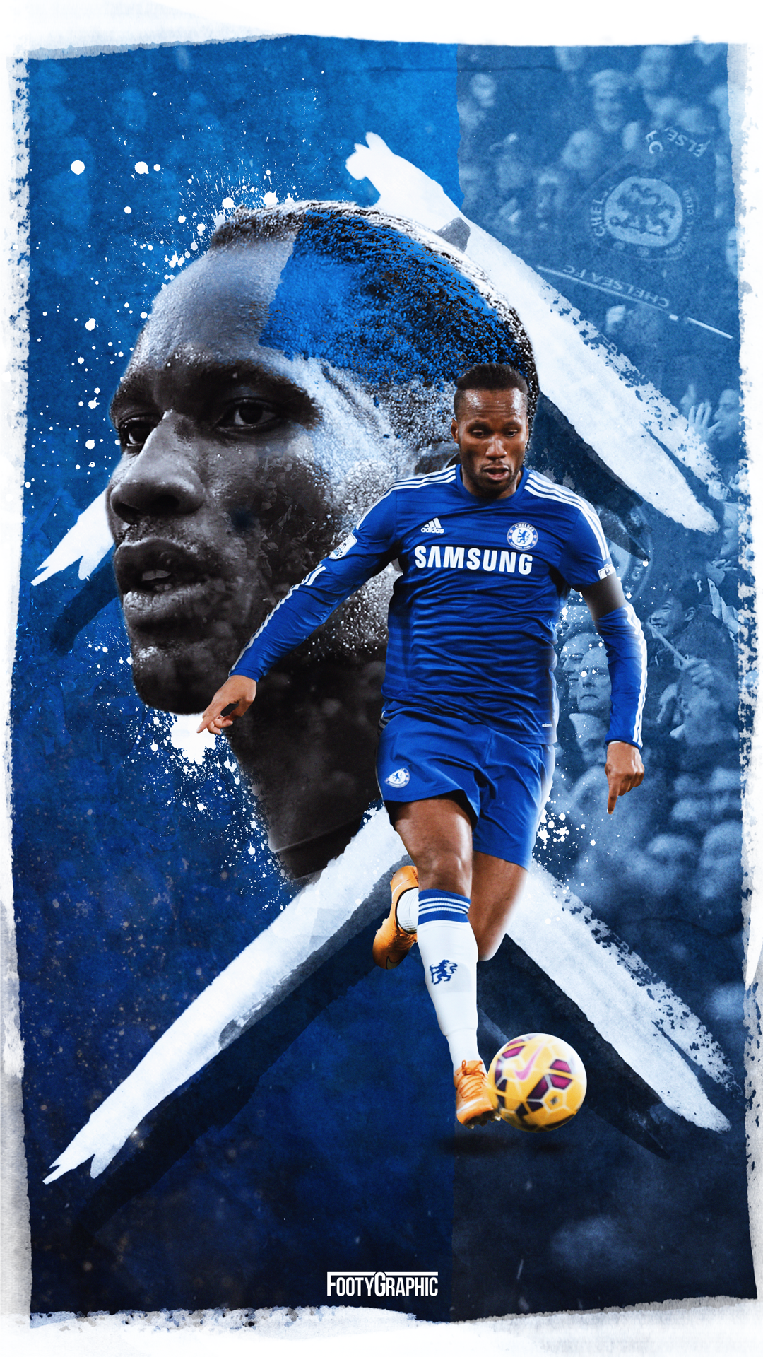 1080x1920  Sports / Didier Drogba (1080x1920) на телефон. Jogadores de futebol, leendas do futebol, futebol
