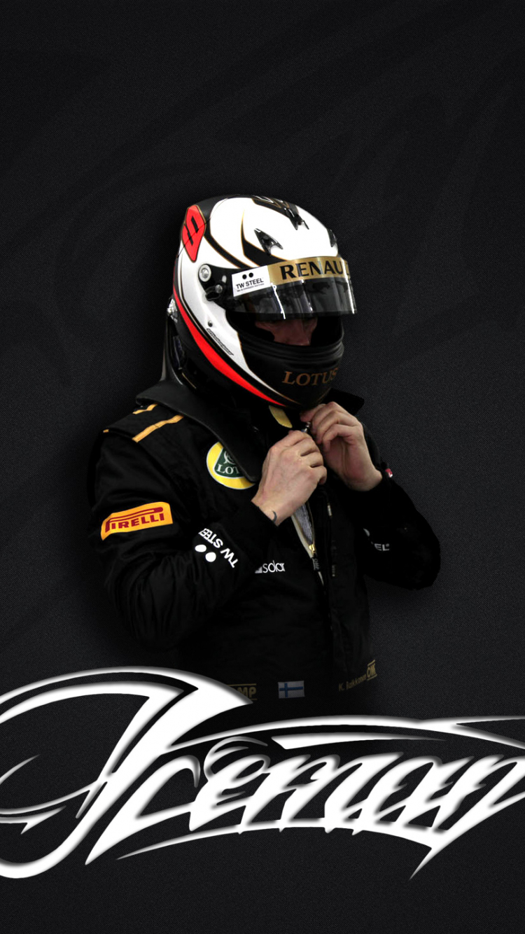 750x1334   Кими Райкконен Mclaren 'Poster от Matias Gonzalez | Sleated