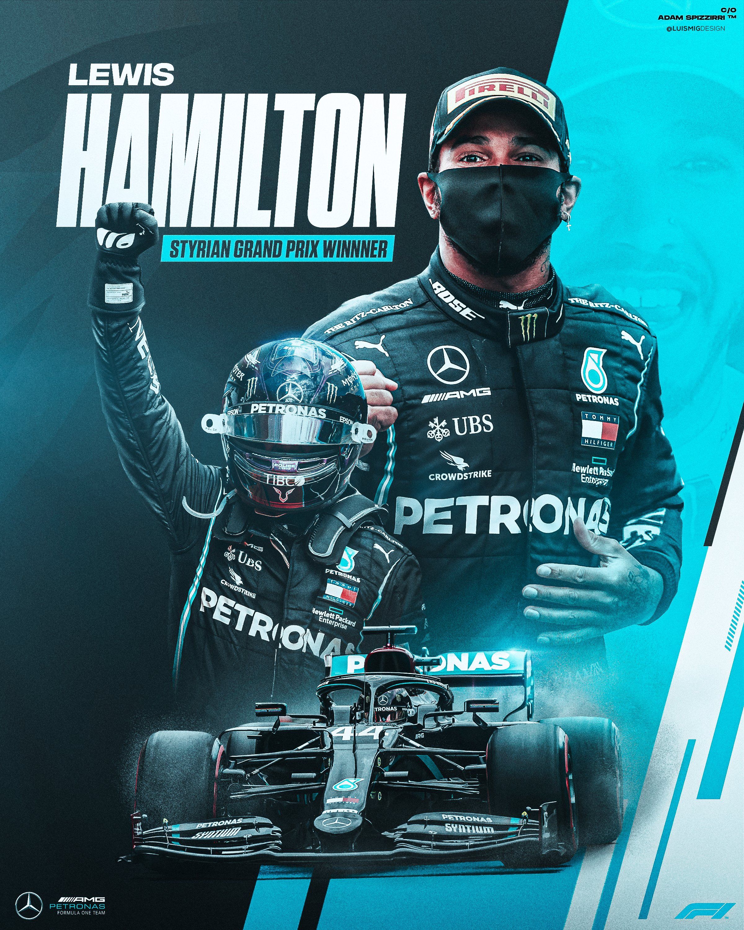 2400x3000 Luís Miguel на Twitter | Hamilton Formula 1, Hamilton Formula 1, Hamilton Wallpaper, Racing Posters