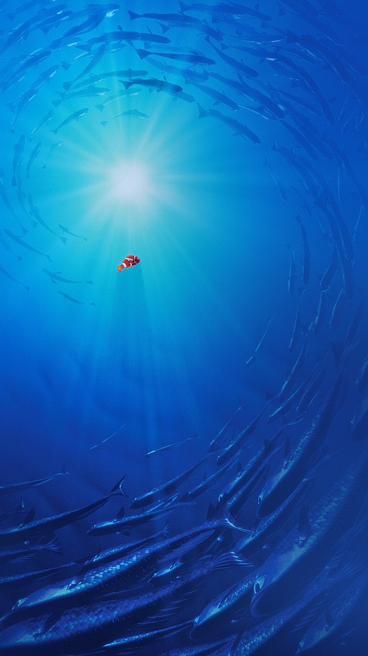 750x1334  Finding Nemo (2003) Телефон Обои | Moviemania |. Disney Wallpaper, обои для iPhone Disney, Disney Finding Nemo
