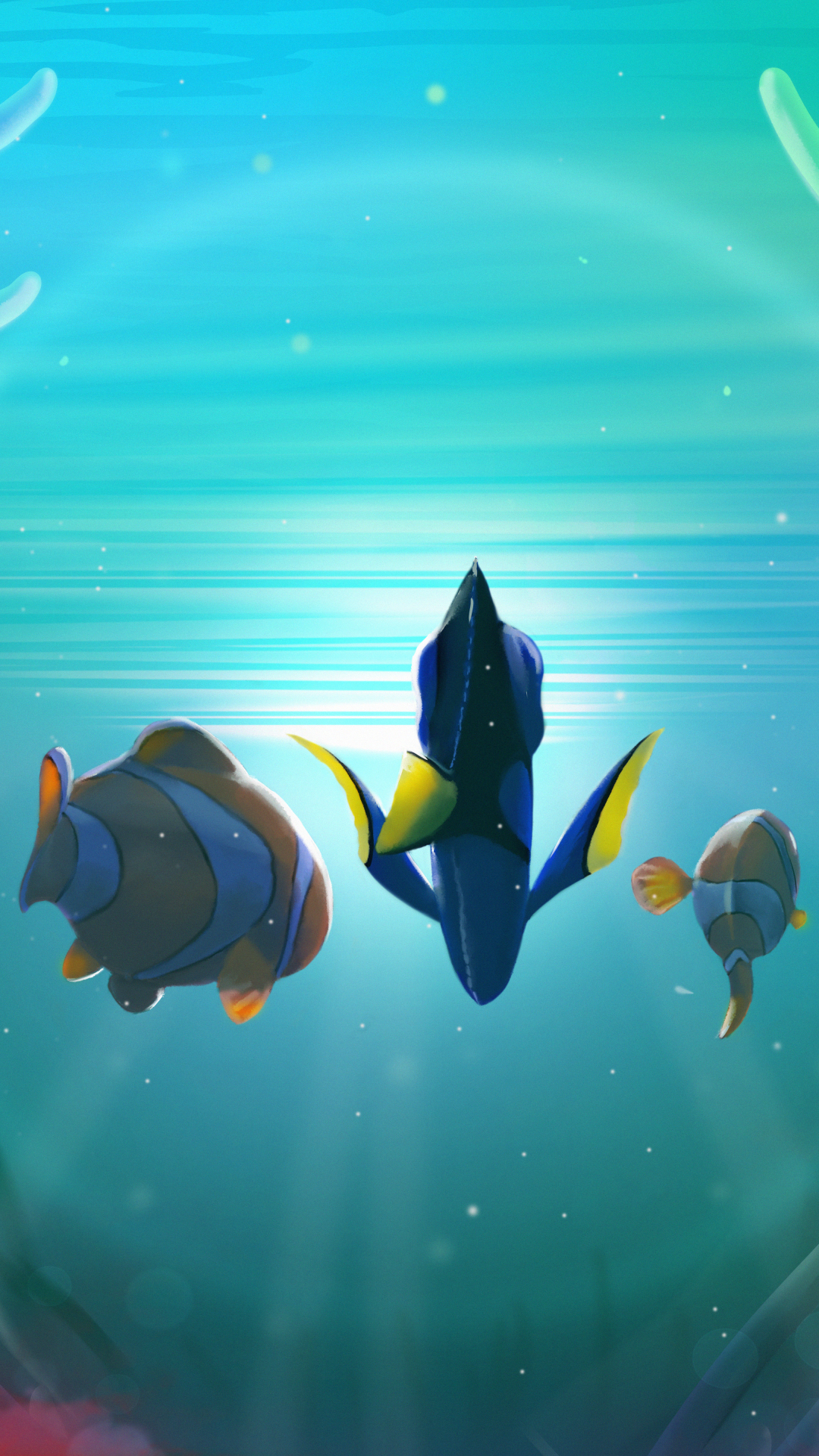 1080x1920   AR00-Disney - поиск-NEMO-DORY-ART-Wallpaper 