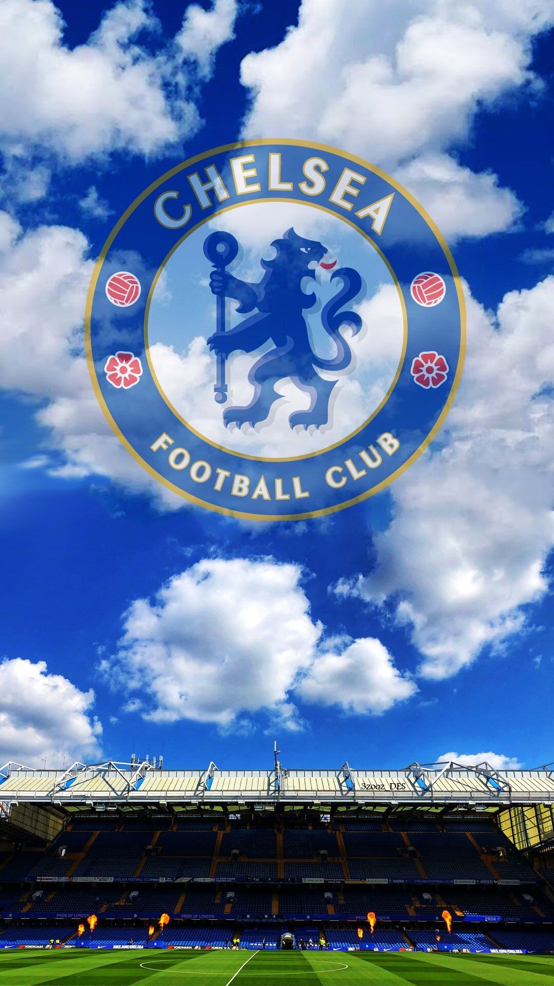 1080x1920 Chelsea Fc Black Wallpaper