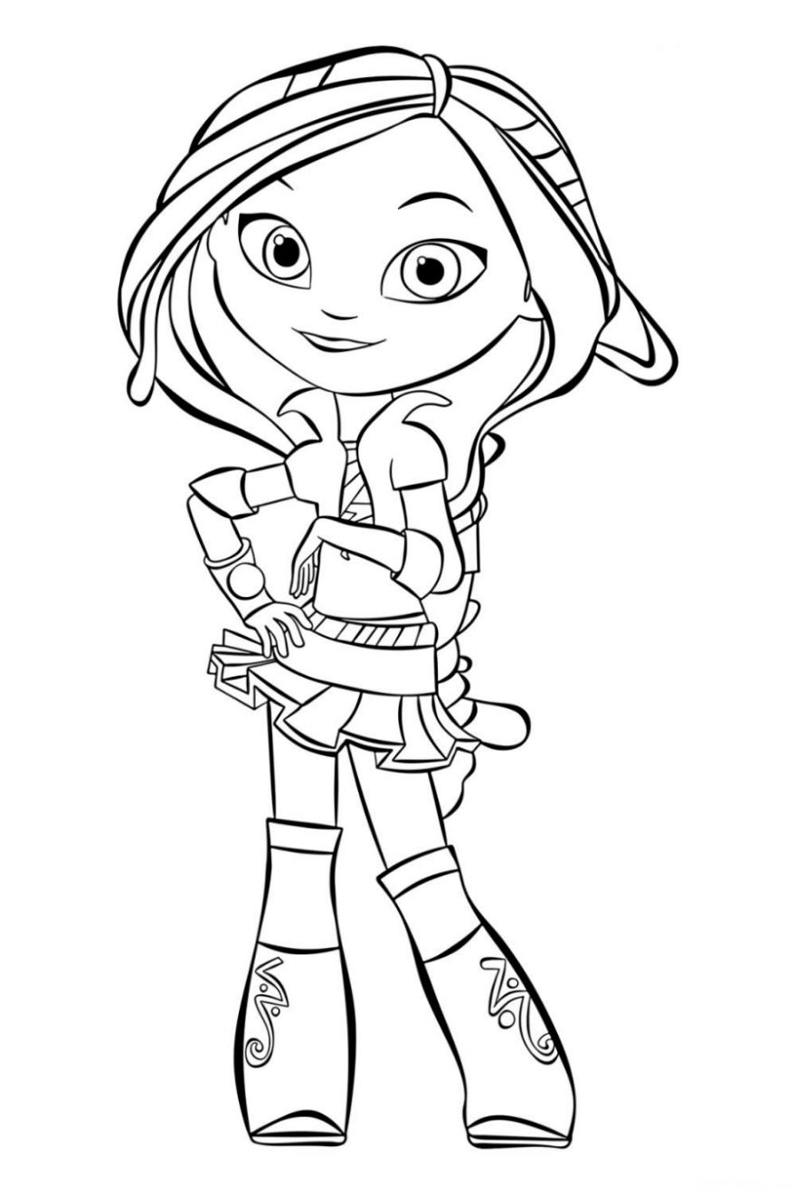 880x1320   Раскраски Сказочный патруль Распечатать бесплатно 