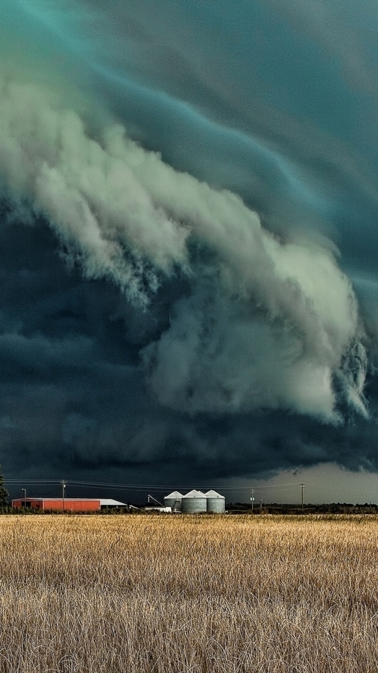 750x1334  download Storm Wallpaper by Tott78 сейчас. Просмотрите миллионы популярных синих обоев и рингтонов на ... | Красивые Обои природы, штормовые обои, красивая природа 