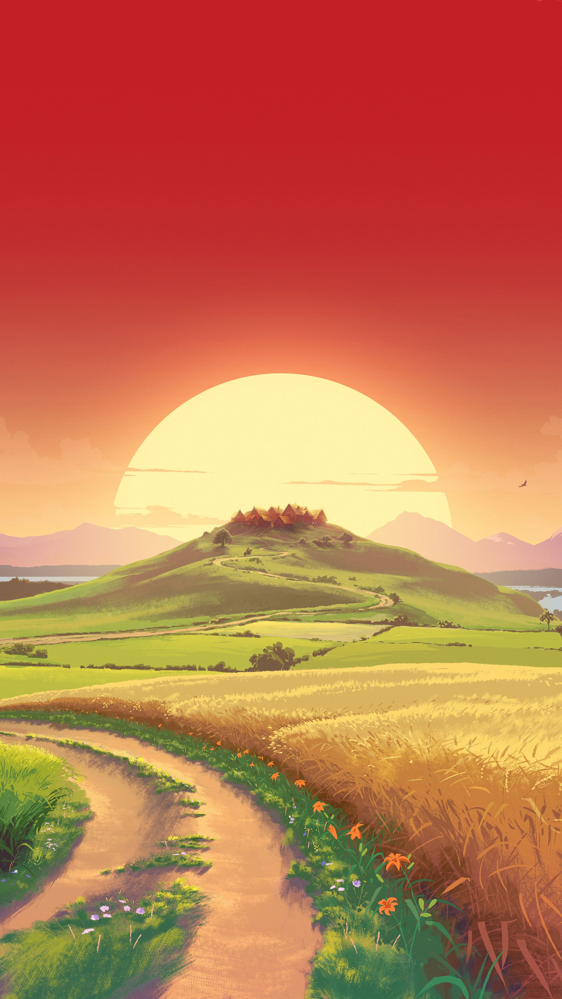 2160x3840  Sunrise Anime Обои - Обои Cave