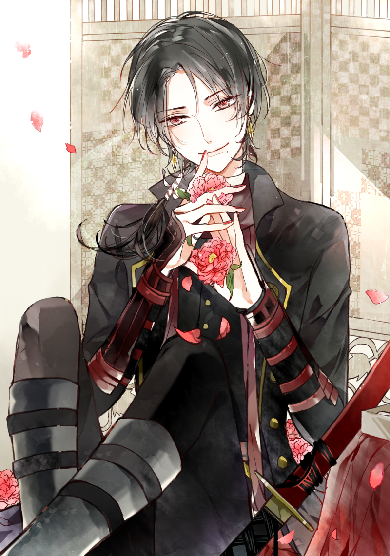 800x1141  kashuu kiyomitsu (Touken Ranbu), обращается на Yamada_chickenko | Danbooru