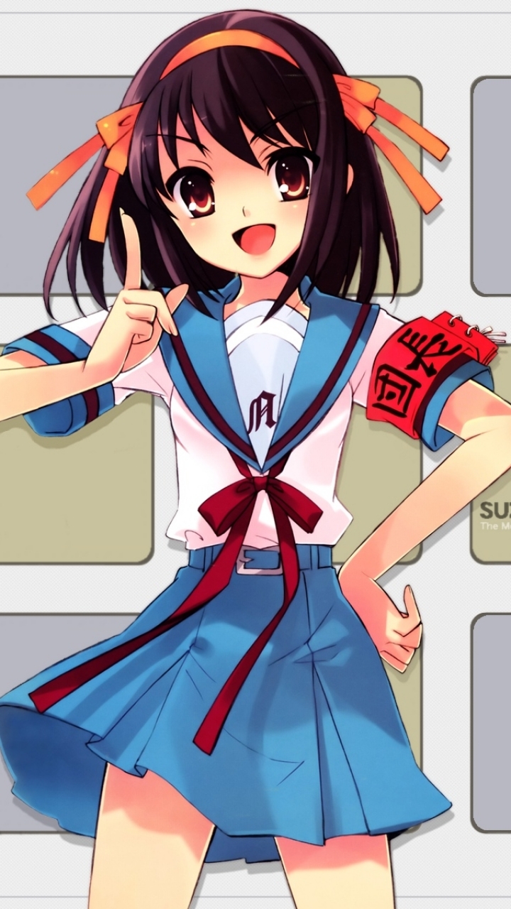 720x1280   AO51-SUZUMIYA-HARUHI-NO-YUUUTSU-ASIME-ART-FLARE-ОБОИ 