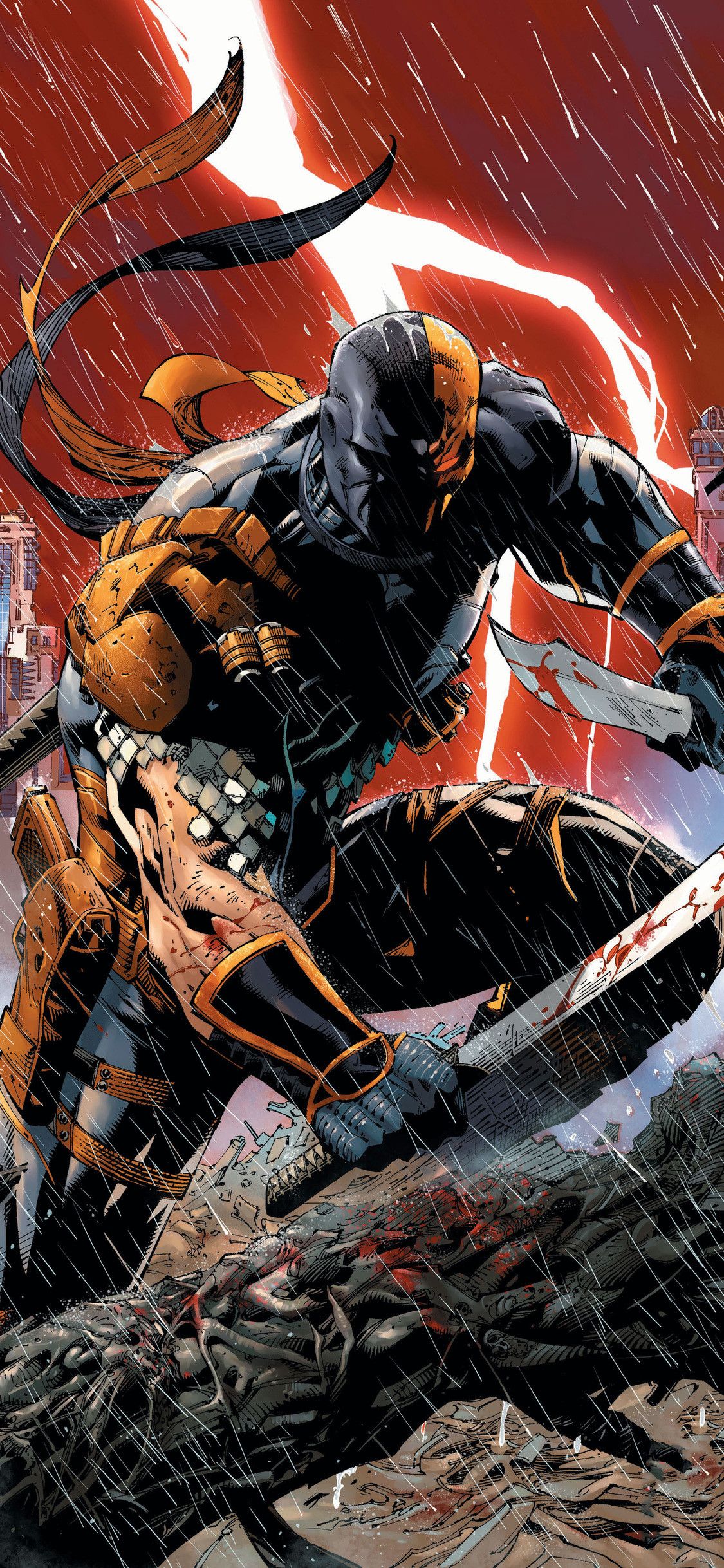 4K Deathstroke iPhone обои | Обои DC комиксов, DC Comics Wallpaper iPhone, Deathstroke