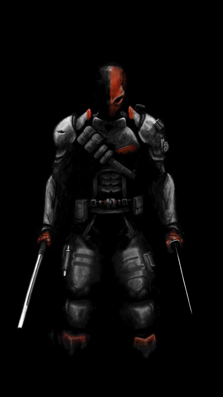 750x1334  deathStroke iPod Обои на WallpaperDog