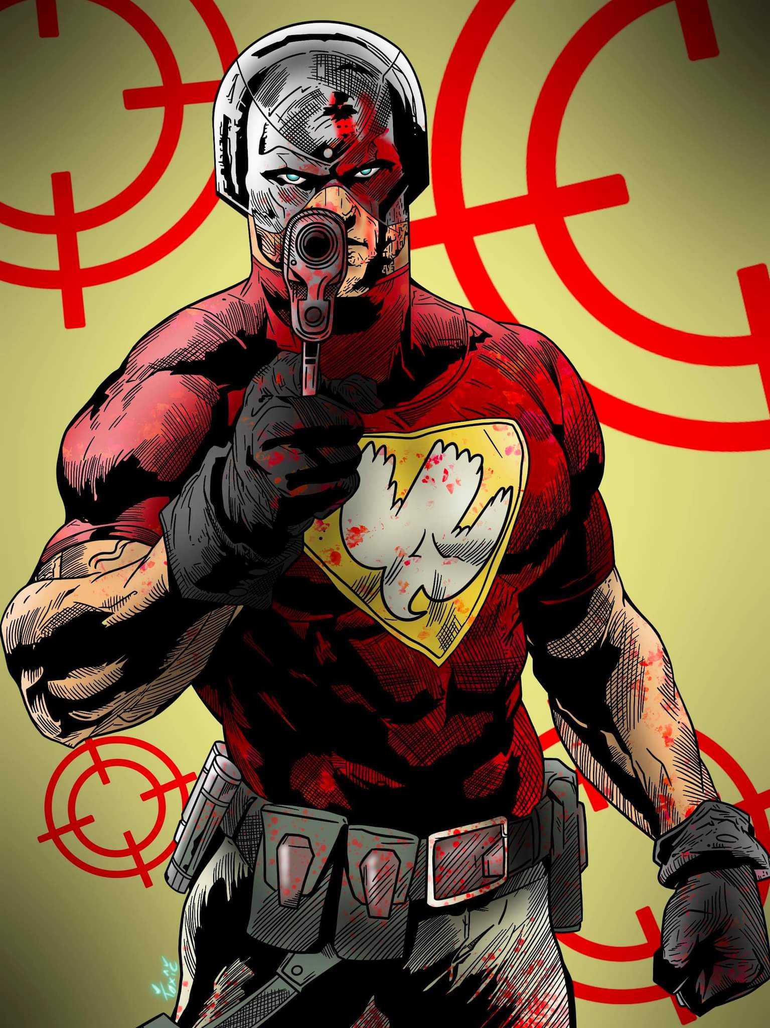 1535x2048   Отрядки с самоубийством, миротворчество, мужчина в горошек, тюрьма, отряд самоубийств, флаг Рика, King Shark, HD на телефон. | Peakpx