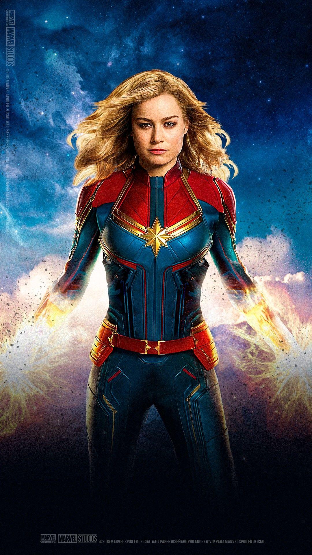 1080x1920  Captain Marvel Обои HD