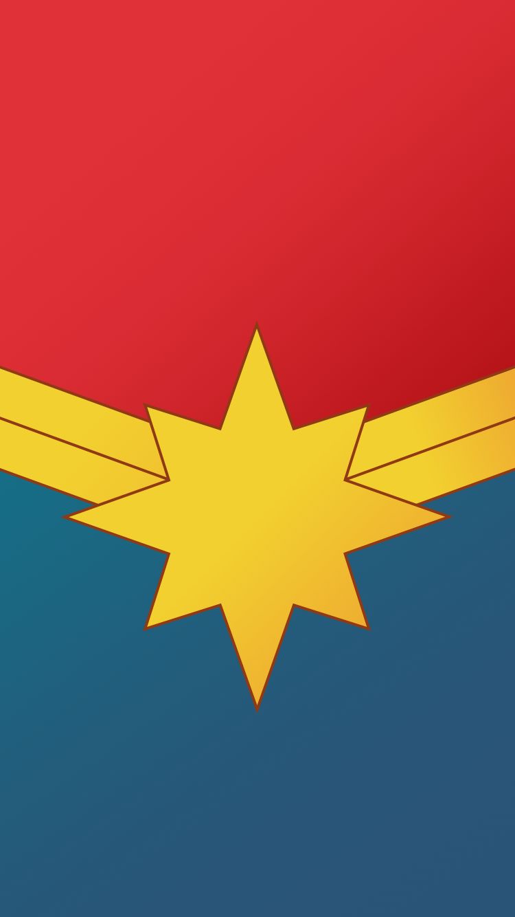 750x1334  marvel Studios 'Captain Marvel на телефон. Disney Singapore 