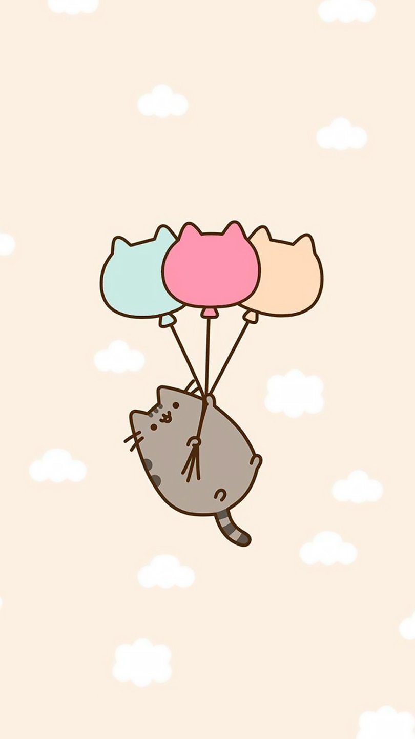 810x1440 pusheen Обои на WallpaperDog