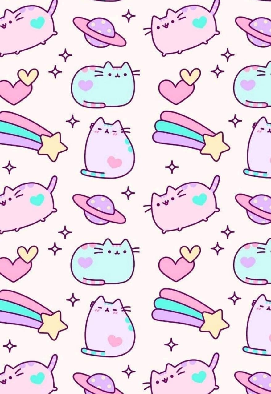 879x1280 Pusheen Кошка Обои - Топ-Топ-Томана Кошка - WallpaperAccess