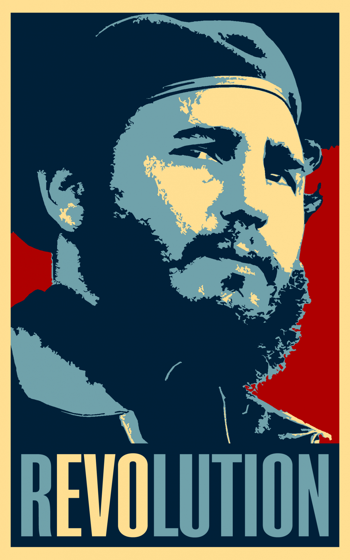 Куба Фидель Кастро плакат