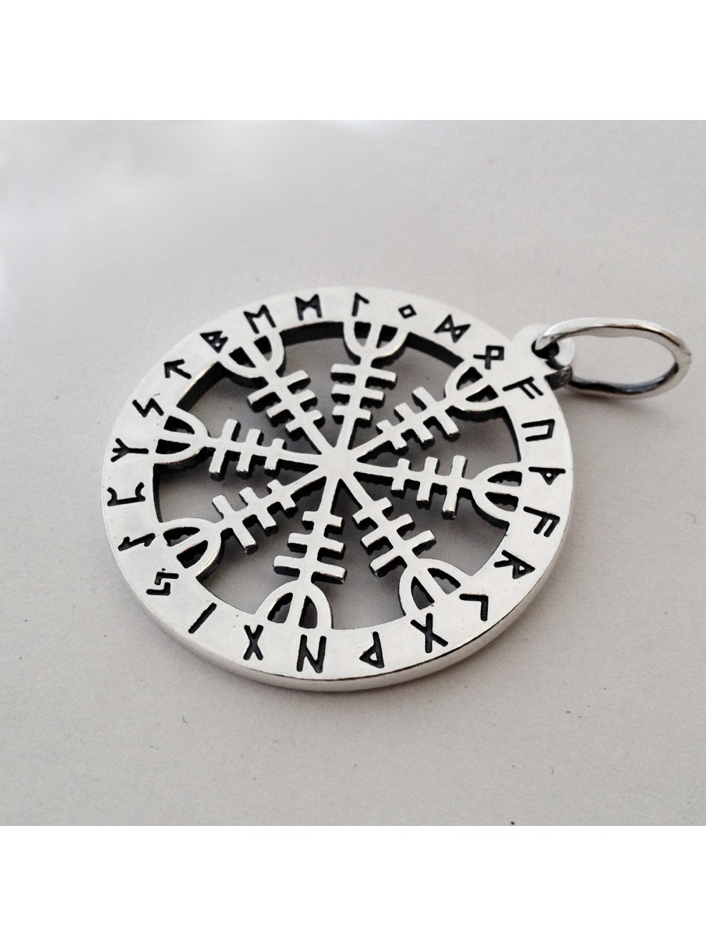 1000x1340   Реплика Дом Подвеска Агисхьяльм (шлем ужаса) серебро оберег амулет - купить в интернет-магазине OZON с быстрой доставкой 