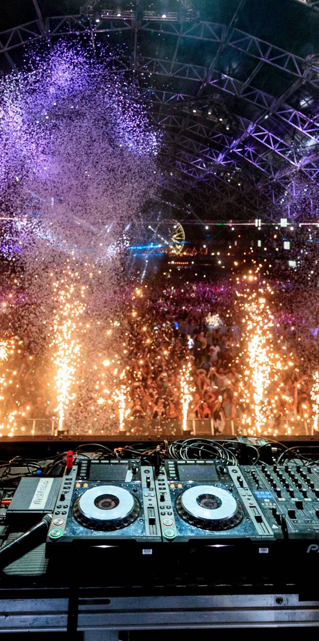 637x1280  dj вечеринка Обои - обои Cave