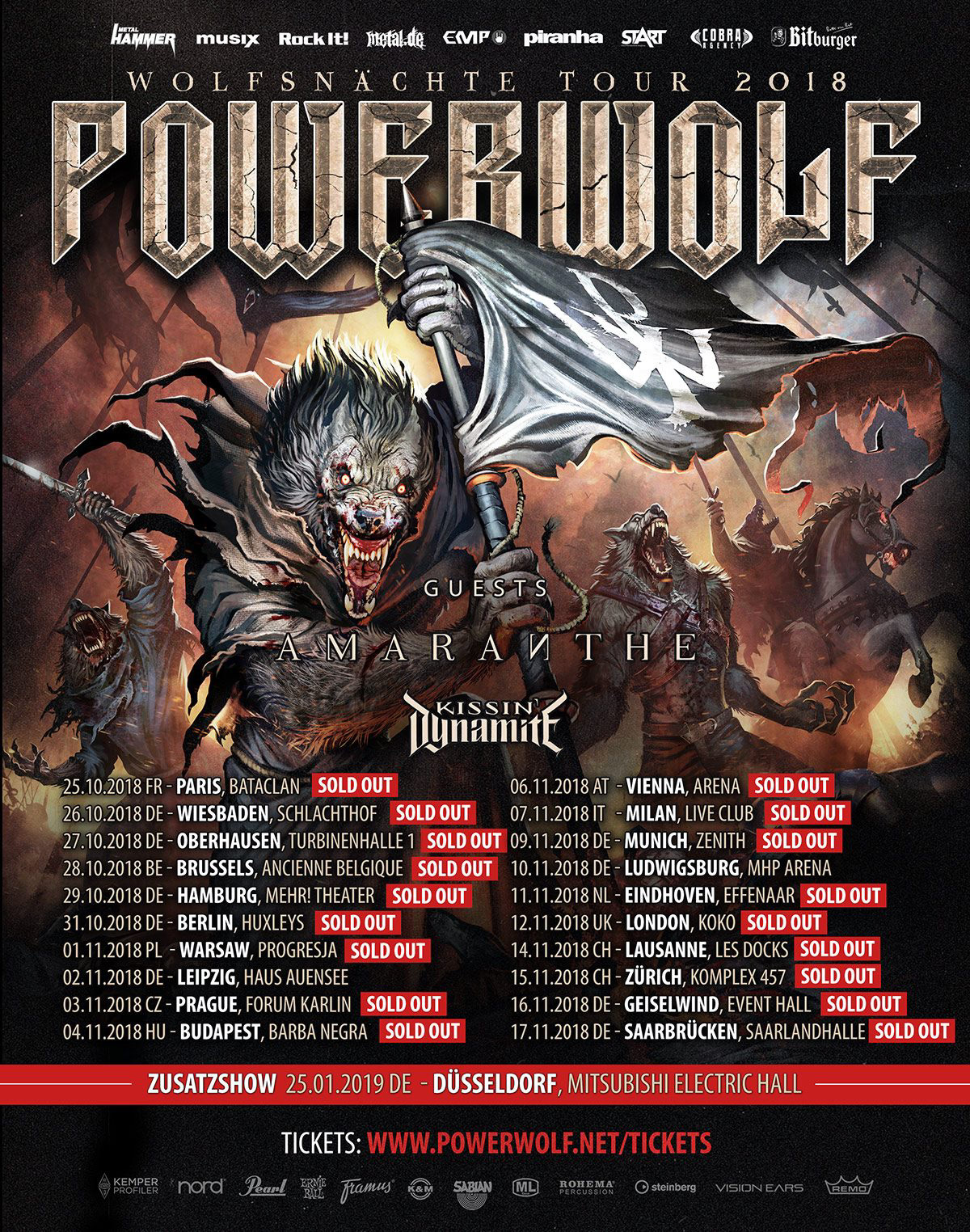 1200x1524  Powerwolf - Wolfsnächte 2015 - Exklusbow EP Bei Metaltix! |. Wacken Open Air