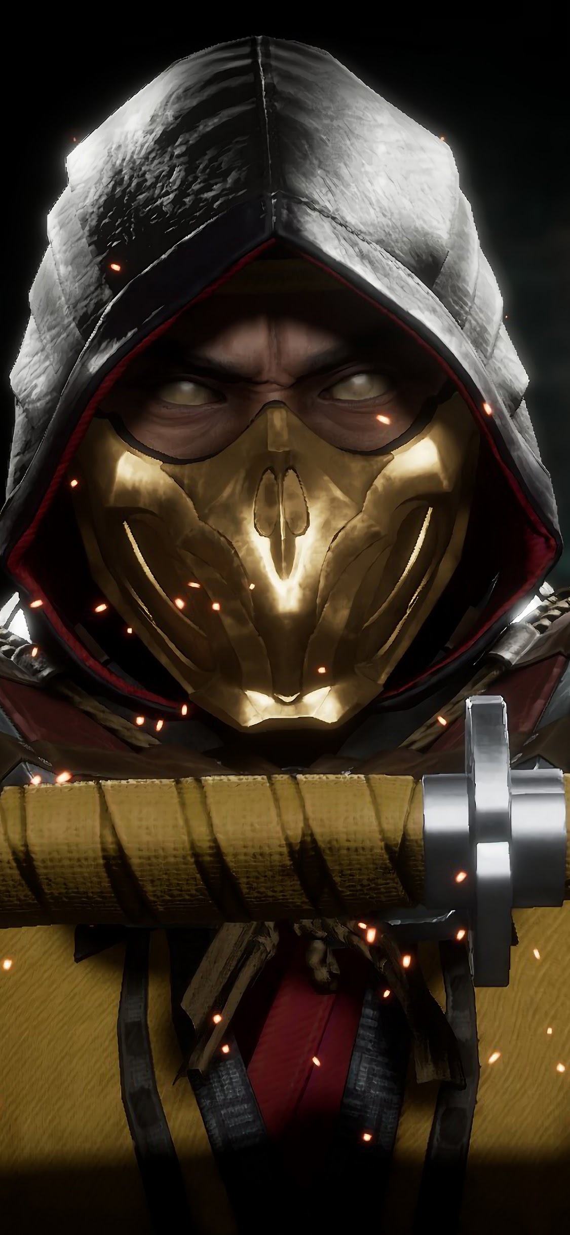 1125x2436 Scorpion Mortal Kombat 11 4K Wallpaper # 177 