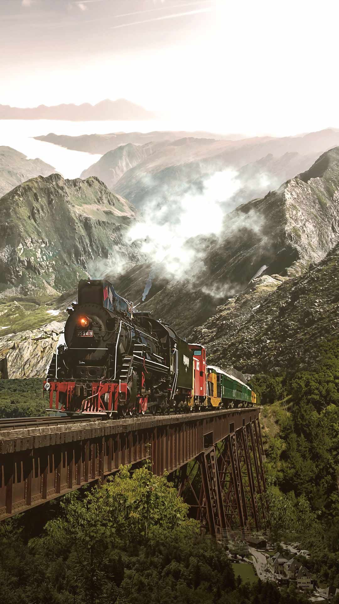 1080x1920  vehicles поезда - Mobile Abyss