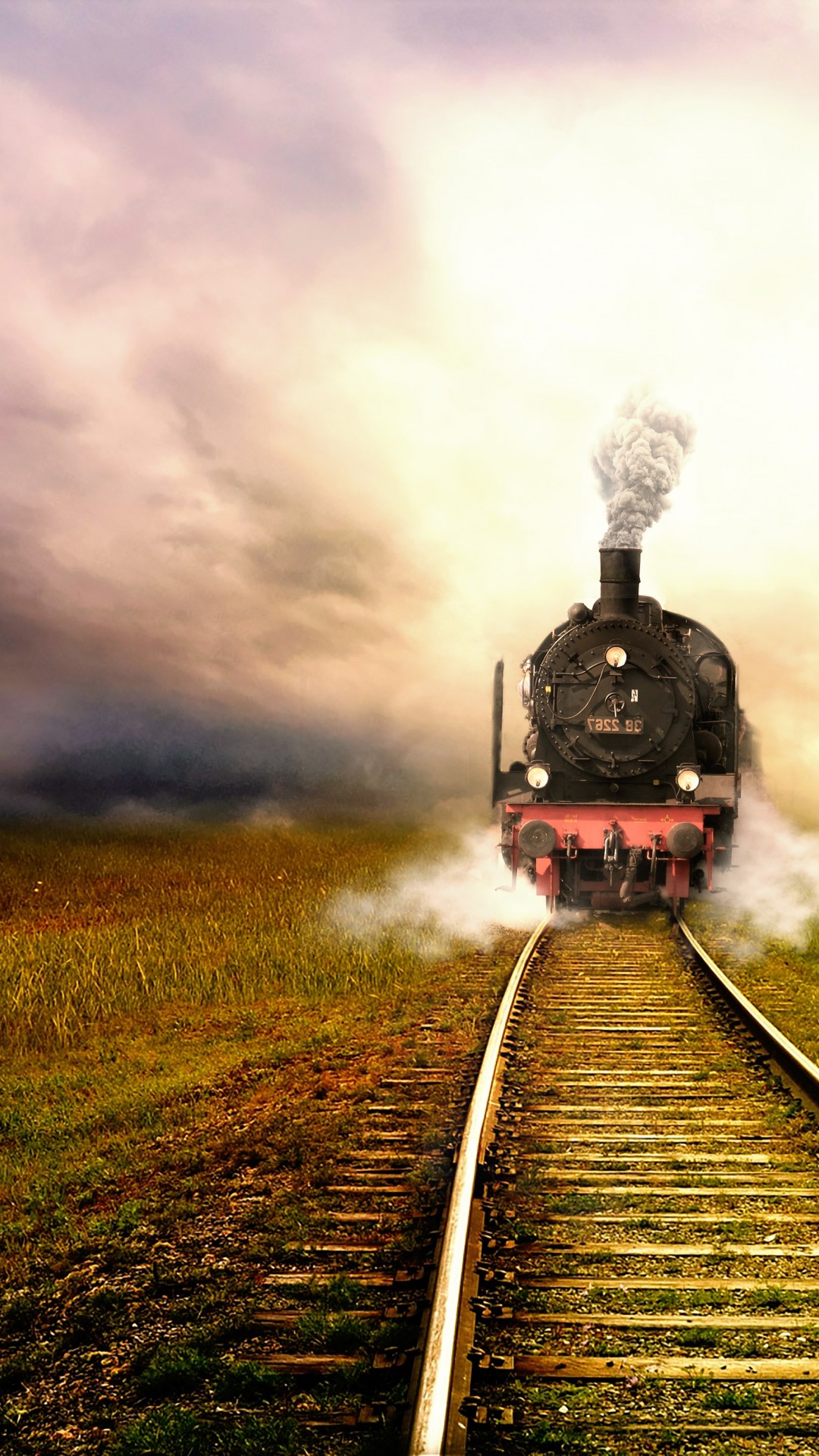 1080x1920  abandoned Железнодорожный вокзал на телефон. Обои Flare