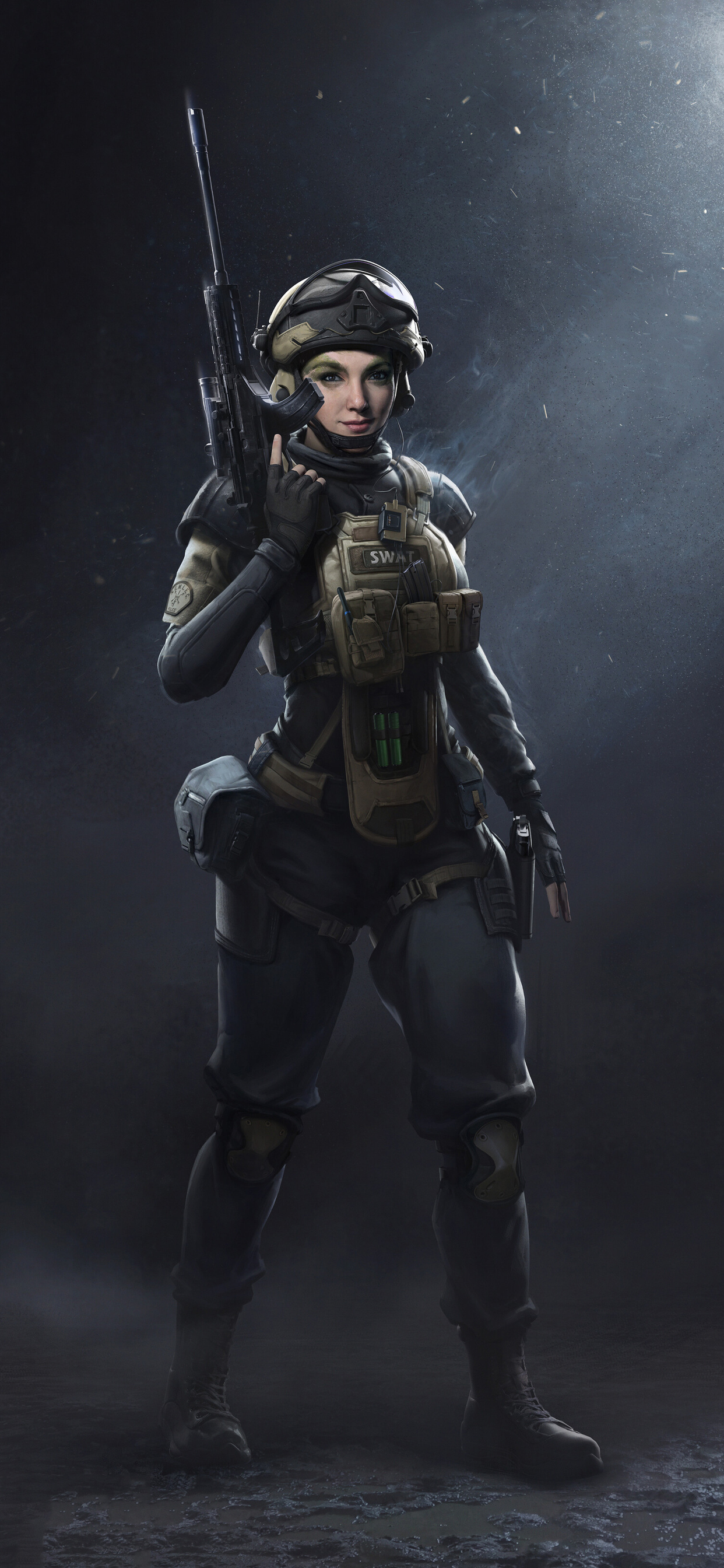 1242x2688  1242x2688 Swat Force Girl 4K iPhone XS MAX HD 4K обои, изображения, фоны, фото и фотографии afk afk hintergrund für android - apk herunterladen