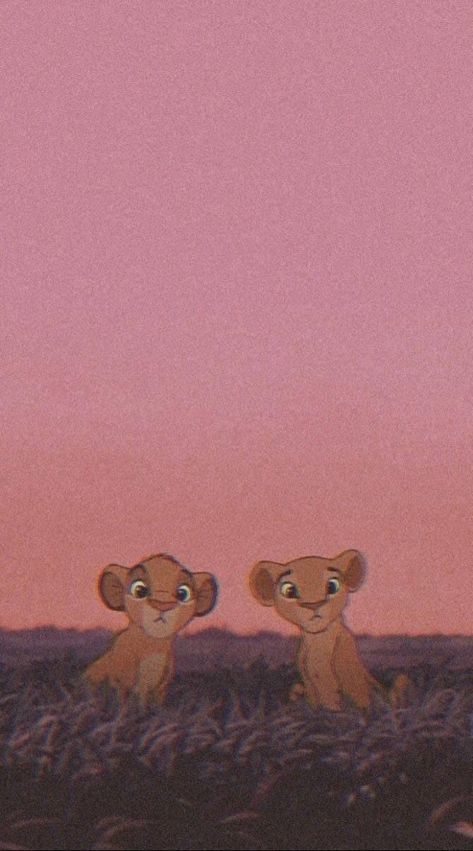 670x1205  Lion King Simba and Nala Обои на Wallpaperdog