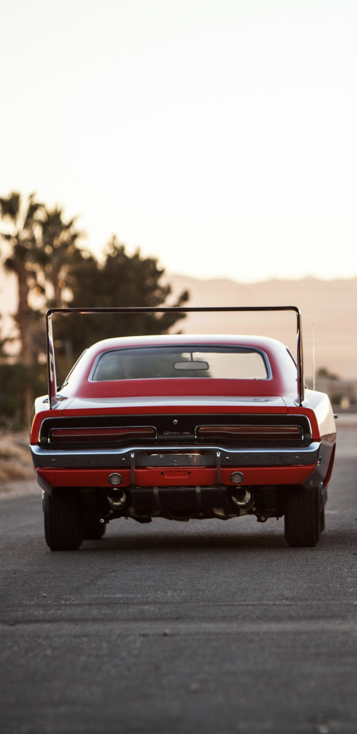 720x1480  1969 Dodge Charger General Lee Coupe Couple Обои на рабочий стол Фон 