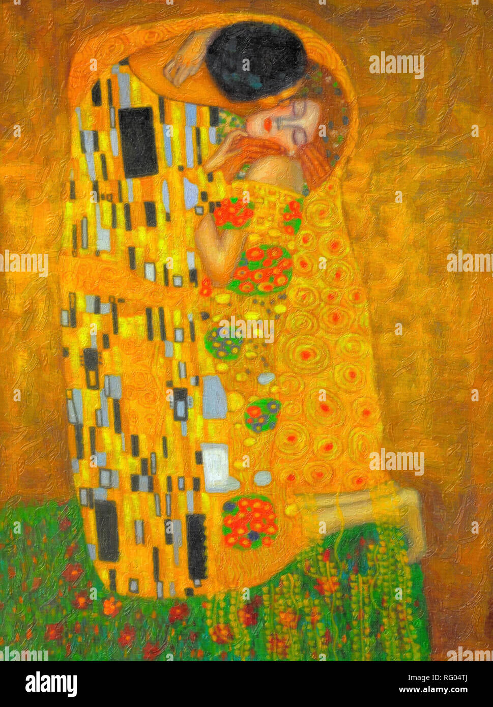 969x1390  Caroline Garcia - Отдых Gustav Klimt 'The Kiss