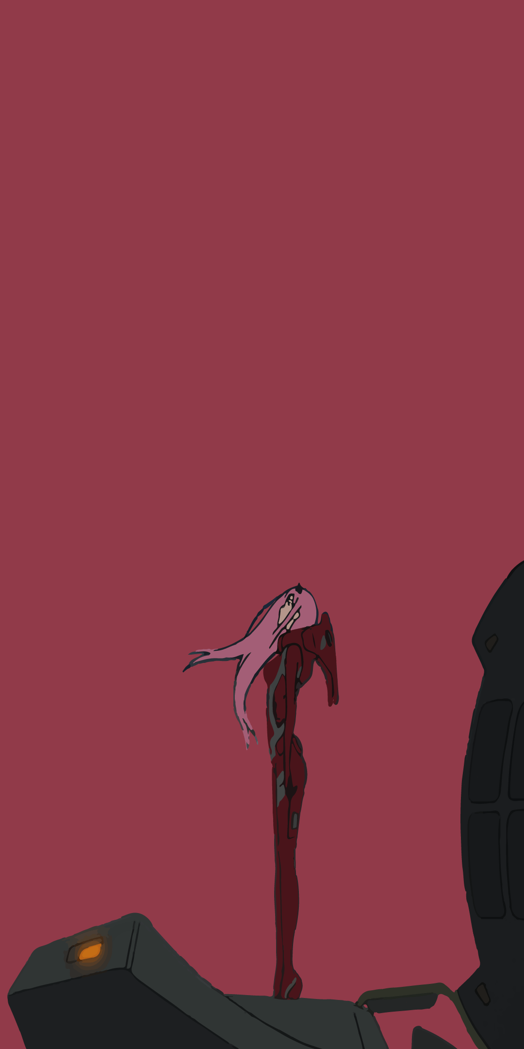 1080x2160  anime Дорогая в Franxx - Mobile Abyss