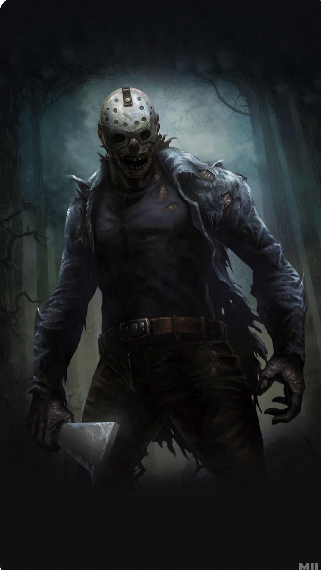 1080x1920 Jason Voorhees Телефон Обои - Верхнее бесплатно Джейсон Voorhees Телефон Фоны - WallpaperAccess