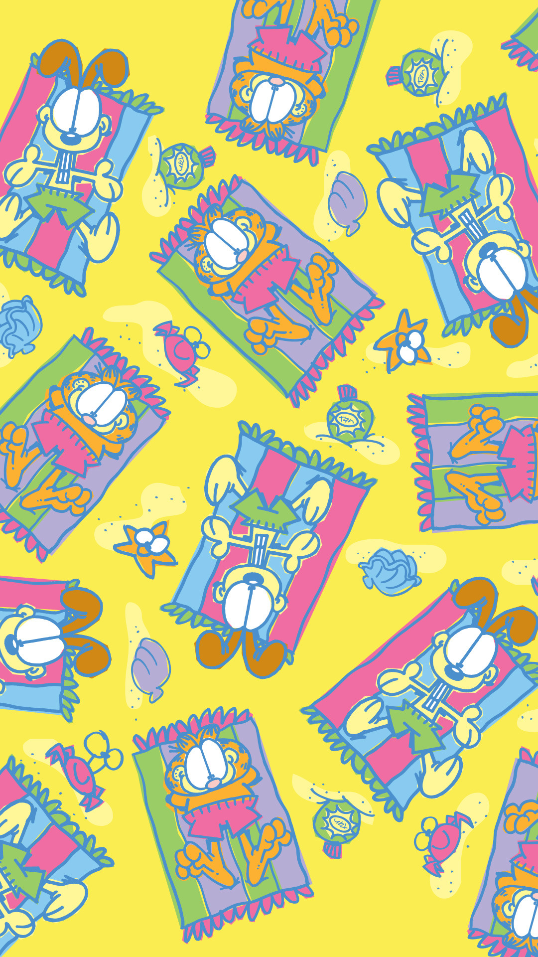 1080x1920  _garfield Android обои - обои Wallpaper Cave