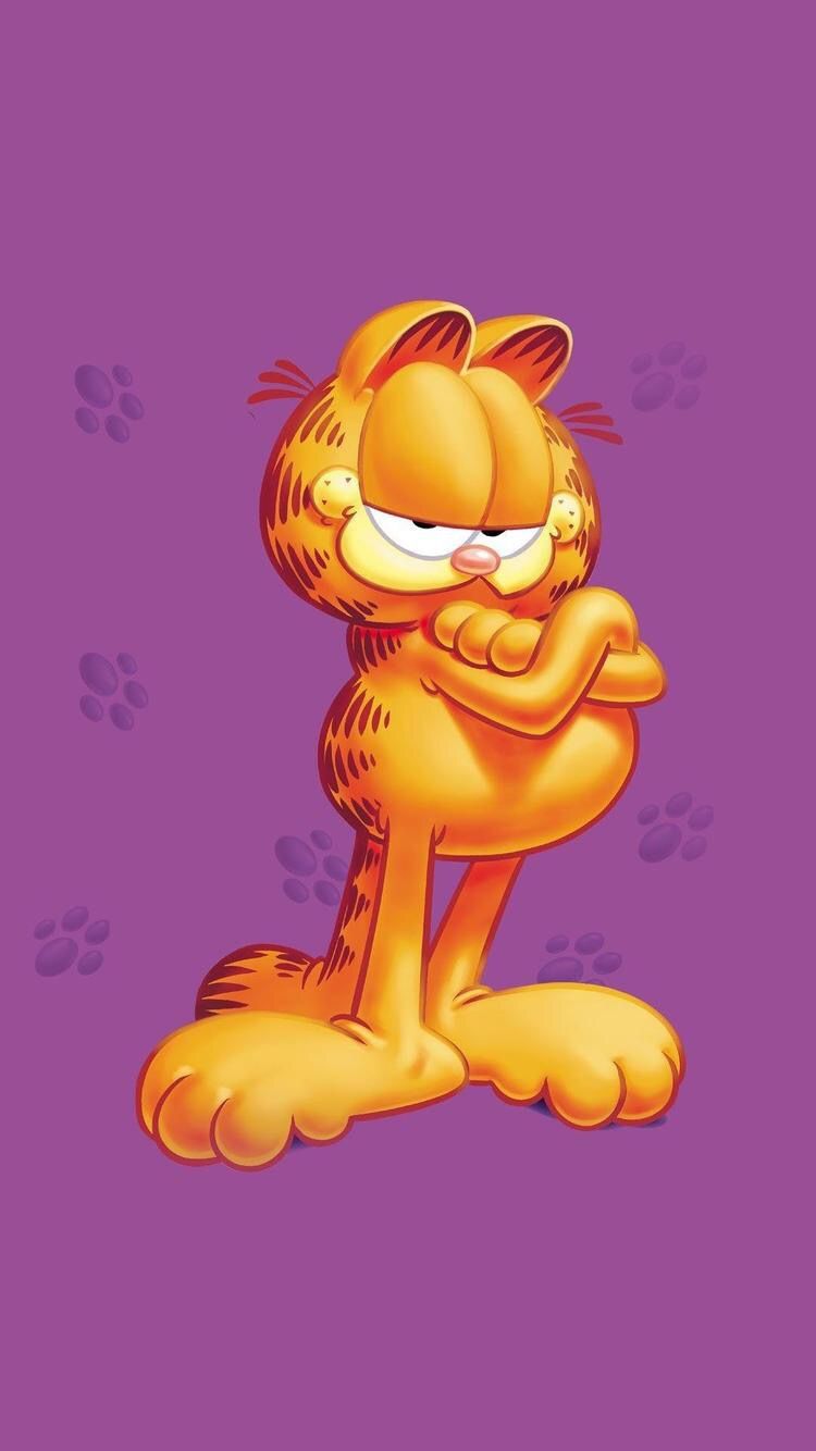 750x1334  _Garfield обои, мультфильм, HQ Garfield Фотографии | 4K Wallpapers 2019