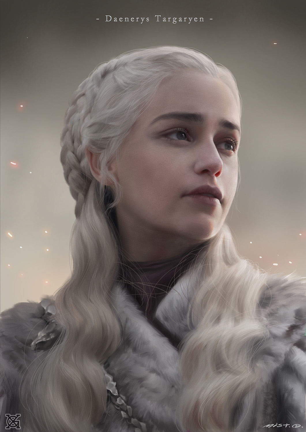 1061x1500  Daenerys Targaryen Обои размещены Michelle Tremblay