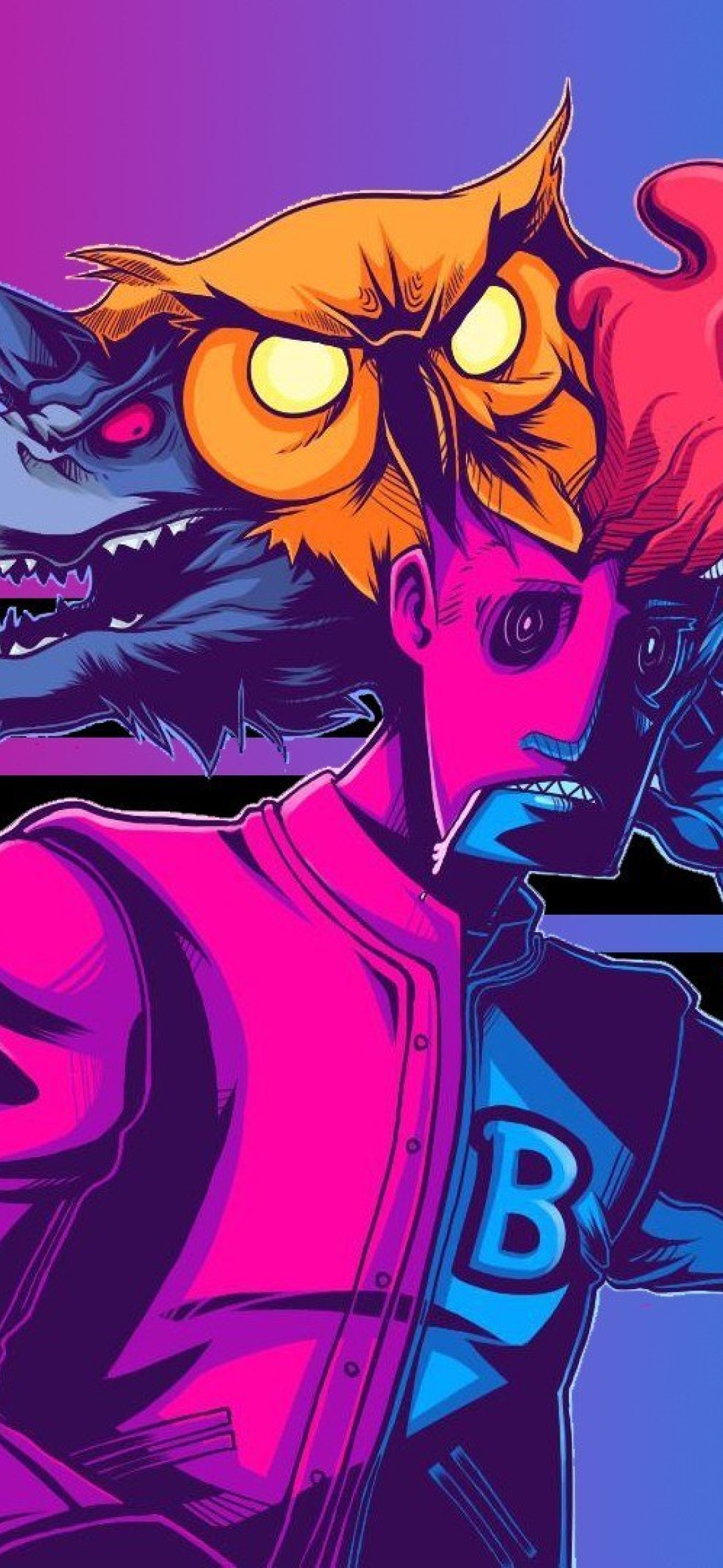 Анимированные обои hotline miami