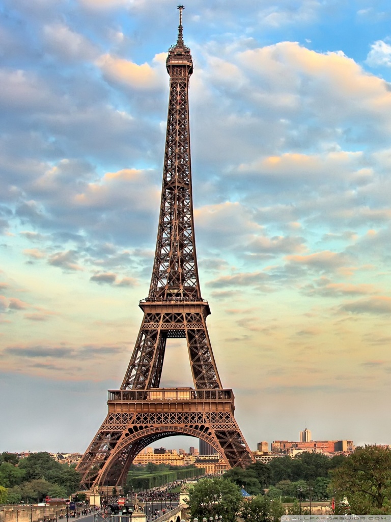 768x1024 Eiffel Tower Paris France Ultra HD Desktop Background Wallpaper для 4K UHD TV: многоэкранный двойной монитор