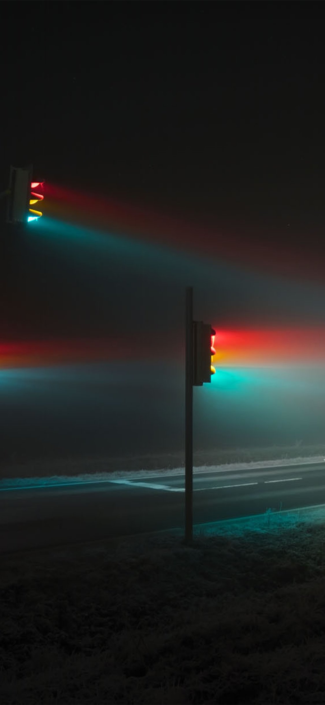 1125x2436  huawei p30 pro stock, синие волны, градиент, аннотация, HD обои | Peakpx