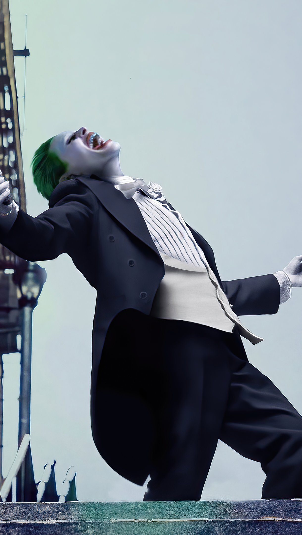 1220x2161 Joker PNG Render от Mrvideo-Vidman - Joker Jared Leto Wallpaper HD Android - 592x918 PNG скачать - Pngkit