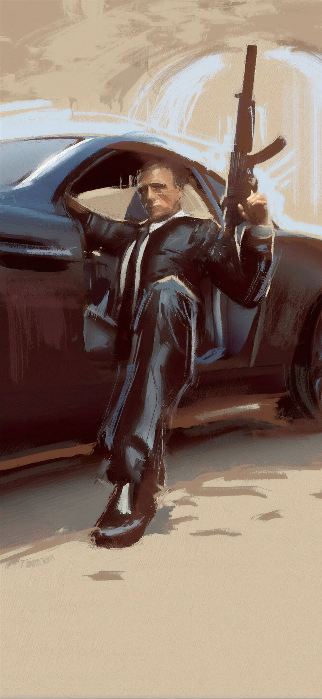 1125x2436  James Bond Car Art | Джеймс Бонд, Облигация Автомобили, Джеймс Бонд Фильмы 