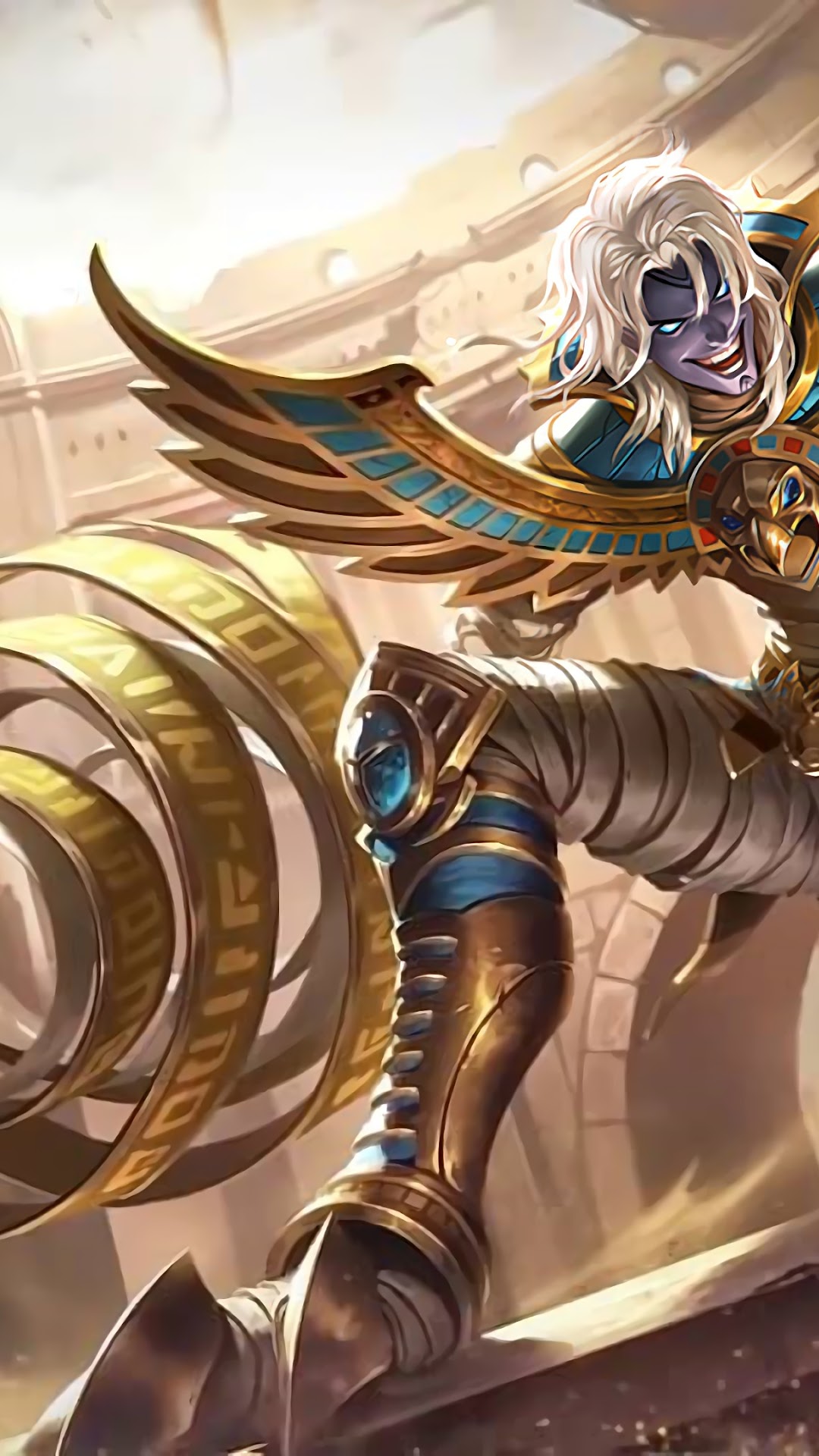 1080x1920 Khufra Desert Owl Skin Mobile Legends 4K Wallpaper # 120 