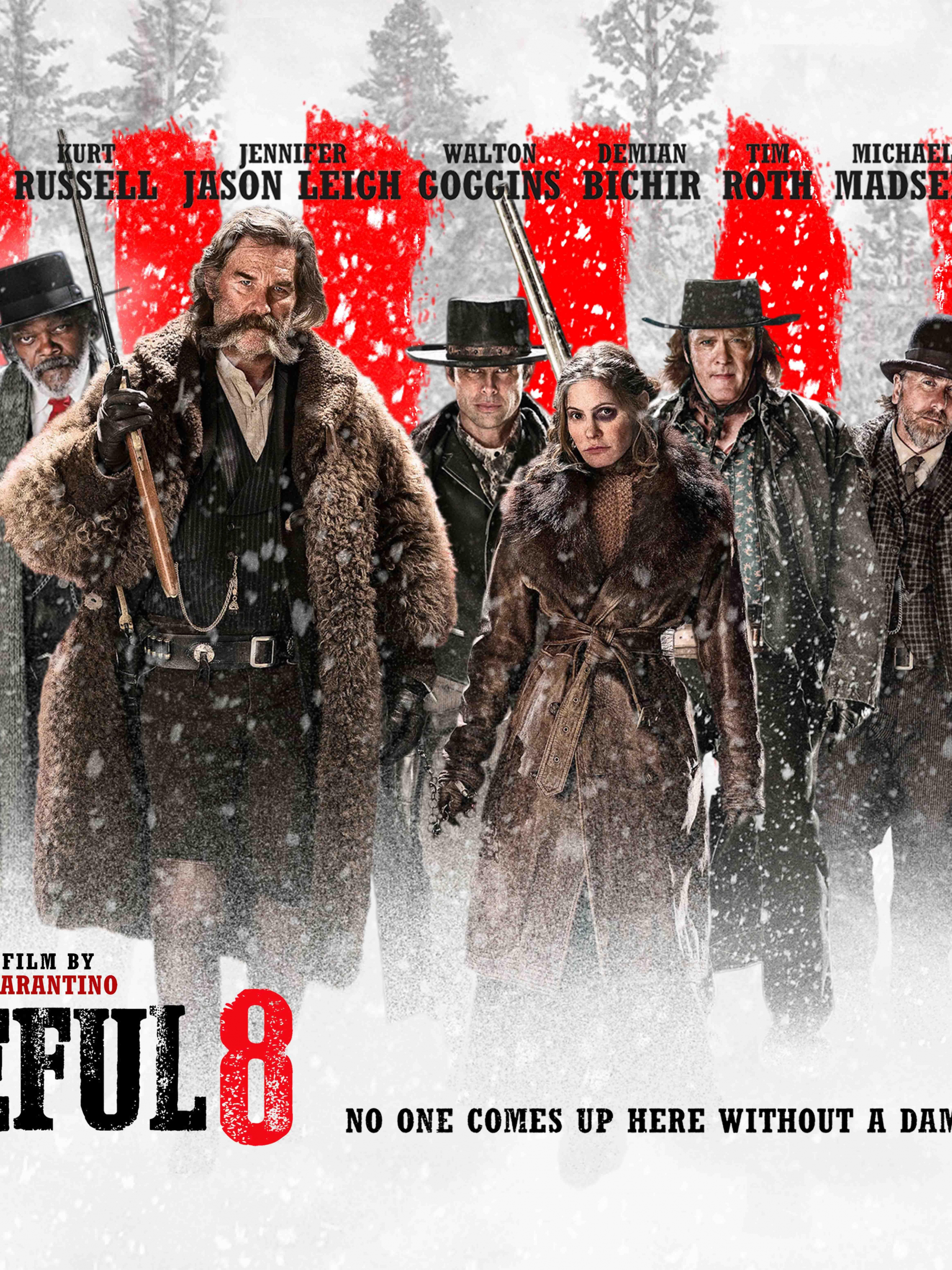 2048x2732   1125x2436 2016 -ray] [Limited Edition]: Amazon.de: Джексон, Сэмюэл Л., Рассел, Курт, Ли, Дженнифер Джейсон, Гоггинс, Уолтон, Рот, Тим, Бичир, Демиан, Мэдсен, Майкл, Дерн, Брюс, Тарантино, Квентин , Jackson, Samuel L., 