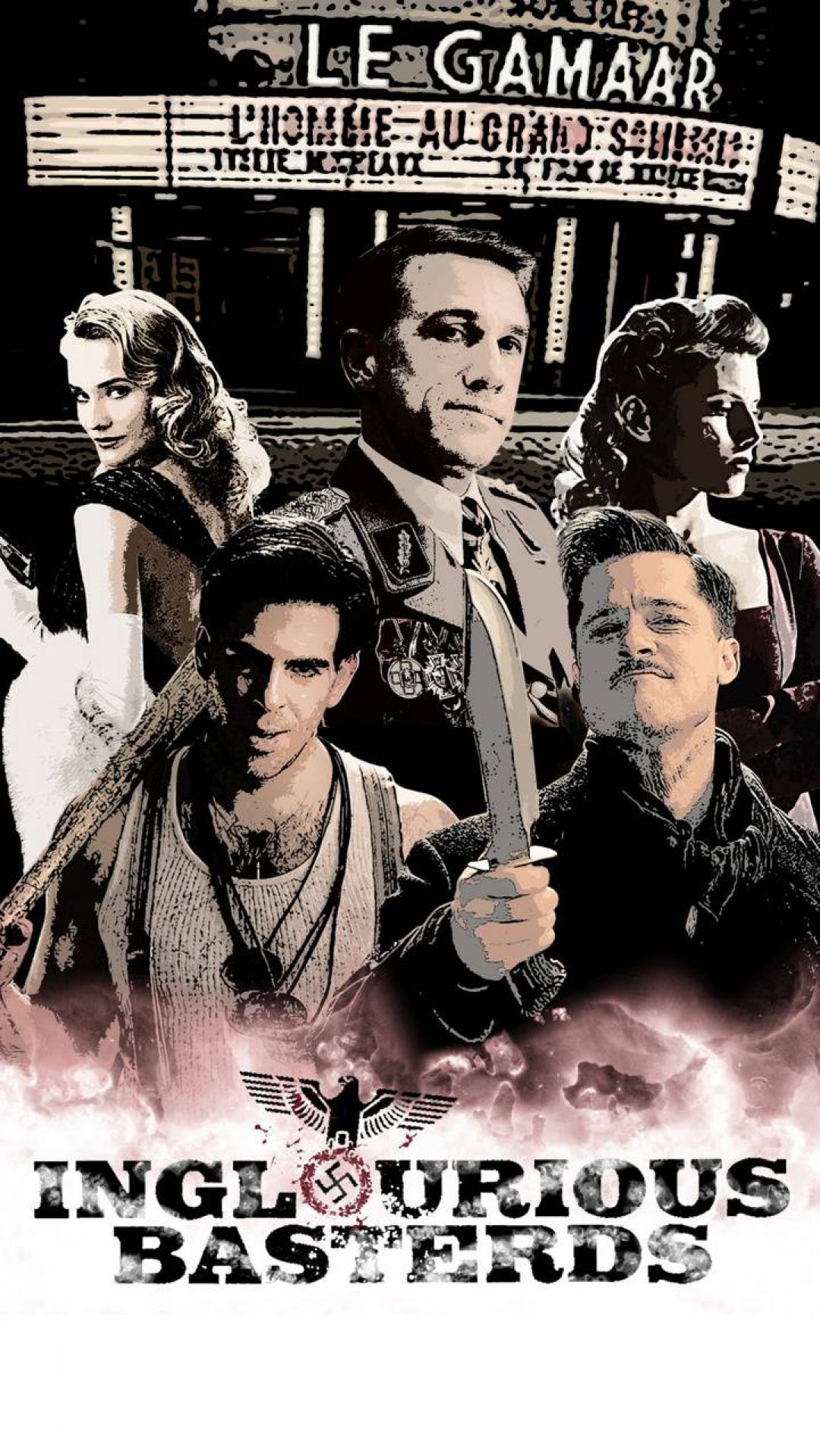 1080x1917  inglourious Basterds: Amazon.de: Брэд Питт, Мелани Лоран, Эли Рот, Майкл Фассбендер, Джеки Идо, Б.Дж. Новак, Омар Дум, Август Дил, Мартин Вуттке, Майк Майерс, Джули Дрейфус, Самм Левин, Пол Руст, Майкл Бакалл, Кристиан. Waltz Wallpapers - Top Free Christoph Waltz фоны - Wallpaperaccess