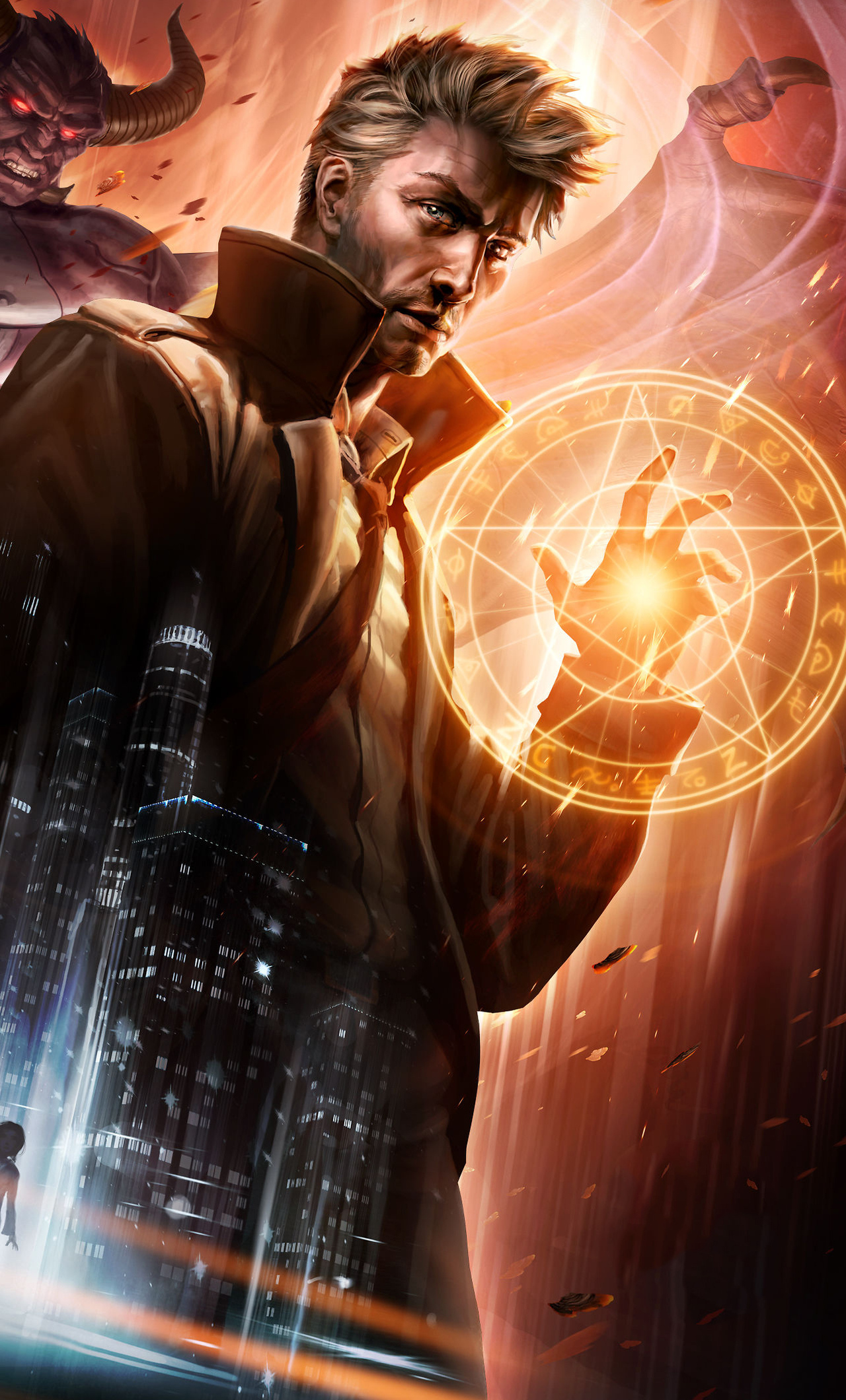 1280x2120  Hellblazer, Джон Константин, Comics, HD Mobile обои | PEACKPX