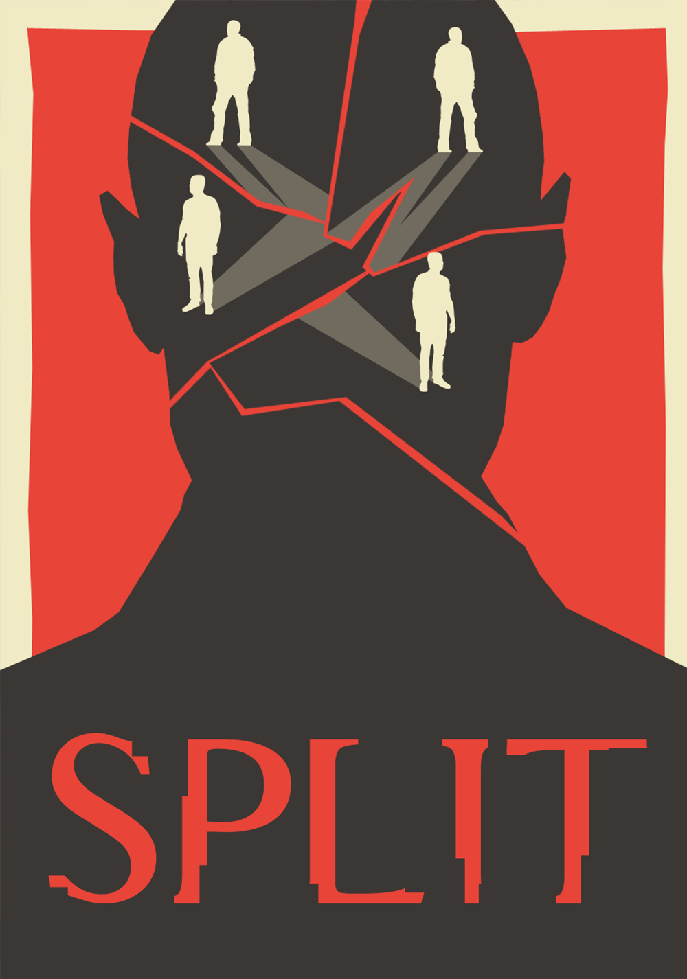 1000x1426   Copycat/Replica Style Split Movie Poster на Behance