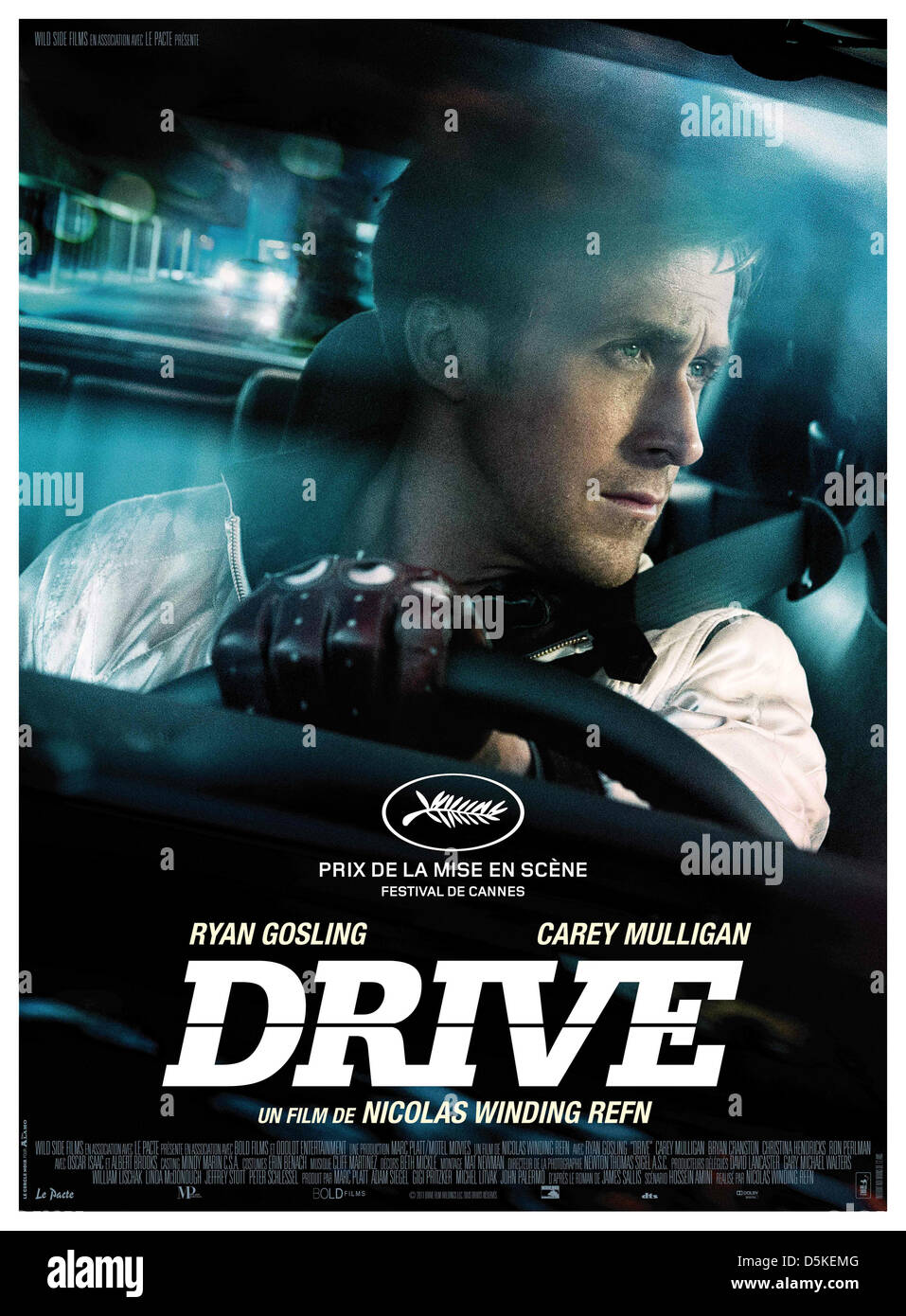 957x1390  ryan Gosling Poster Drive Drive 2011 Стоковая фотография и изображения - Alamy