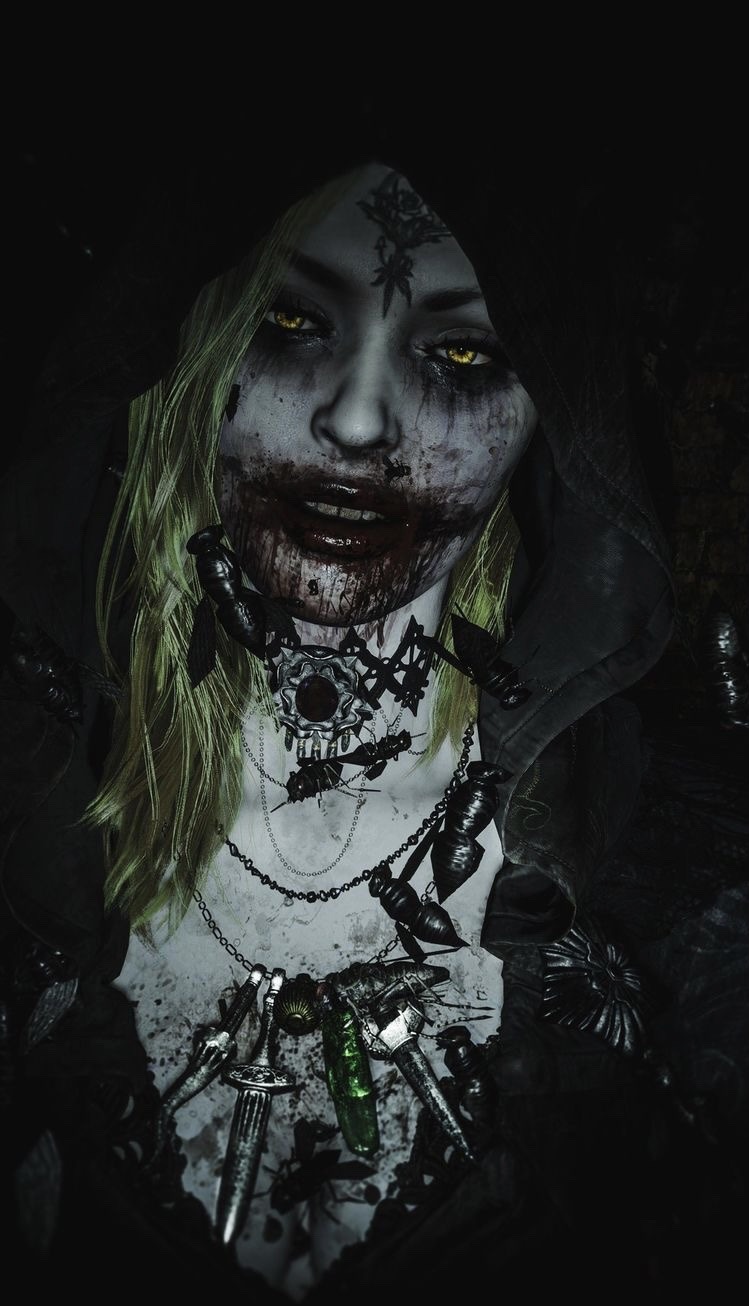 749x1306   Обои Resident Evil Village, скриншот, 4K, PlayStation 5, PS5, игры № 22620 