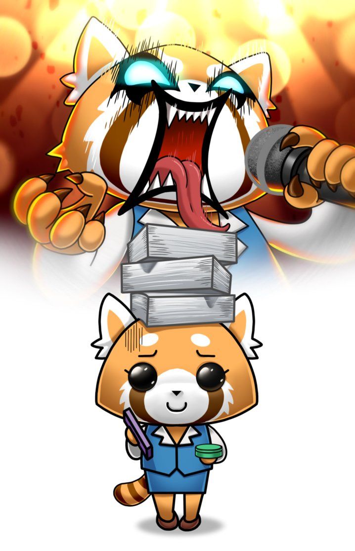 718x1113  Aggretsuko Mobile Aggetkuko Mobile Sallpap Mobile | Обои HD Dowwnload