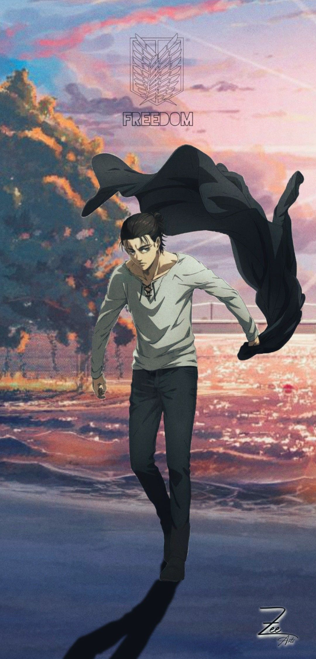 1080x2246  1080x2240 Eren Yeager 1080x2240 Обои резолюции, HD Anime 4K обои, изображения, фотографии и фон - обои Den